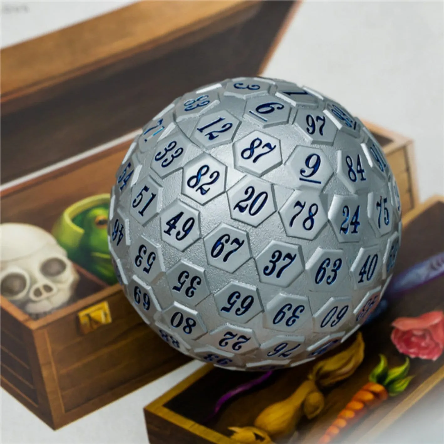 45mm Metal D100 - Pewter with Navy