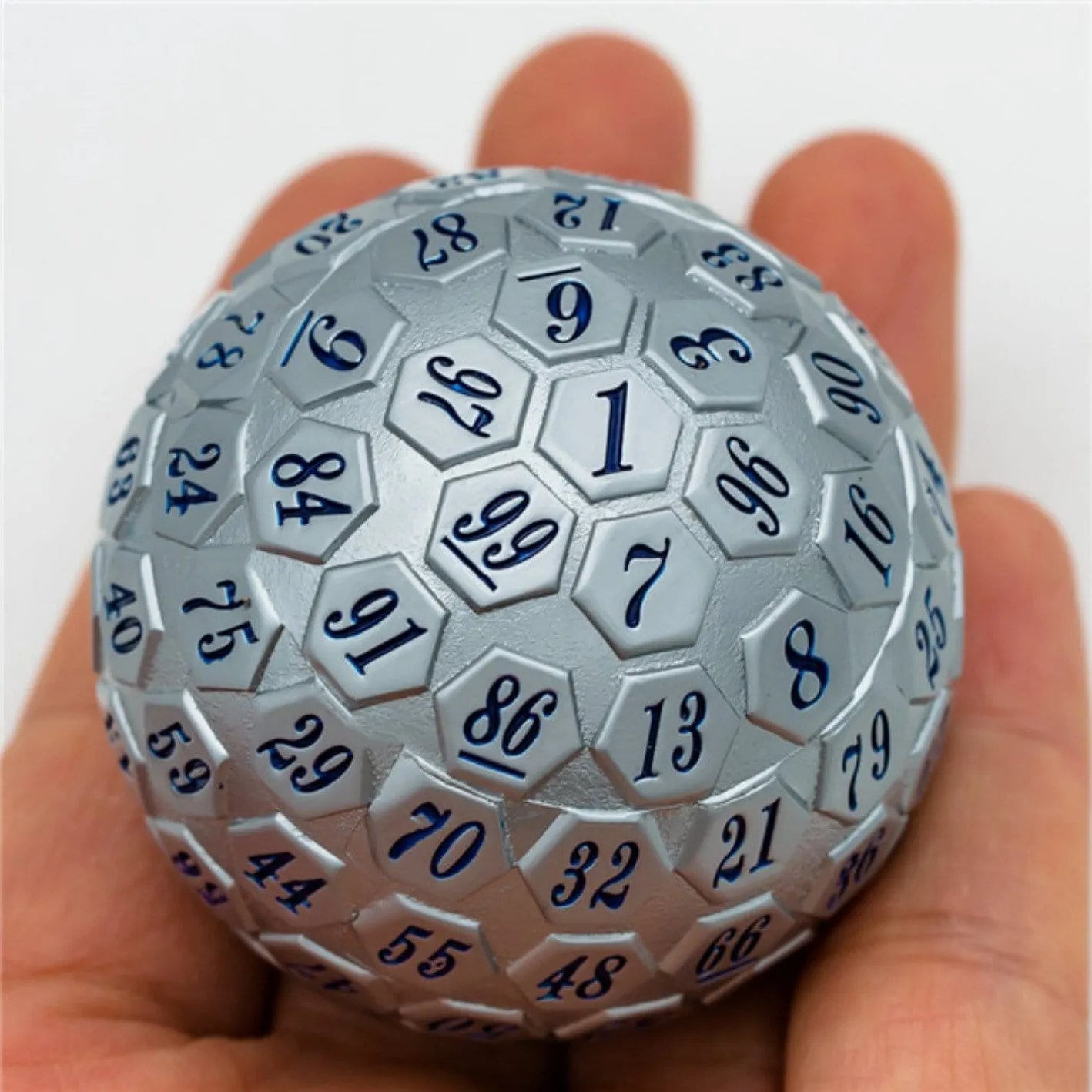 45mm Metal D100 - Pewter with Navy