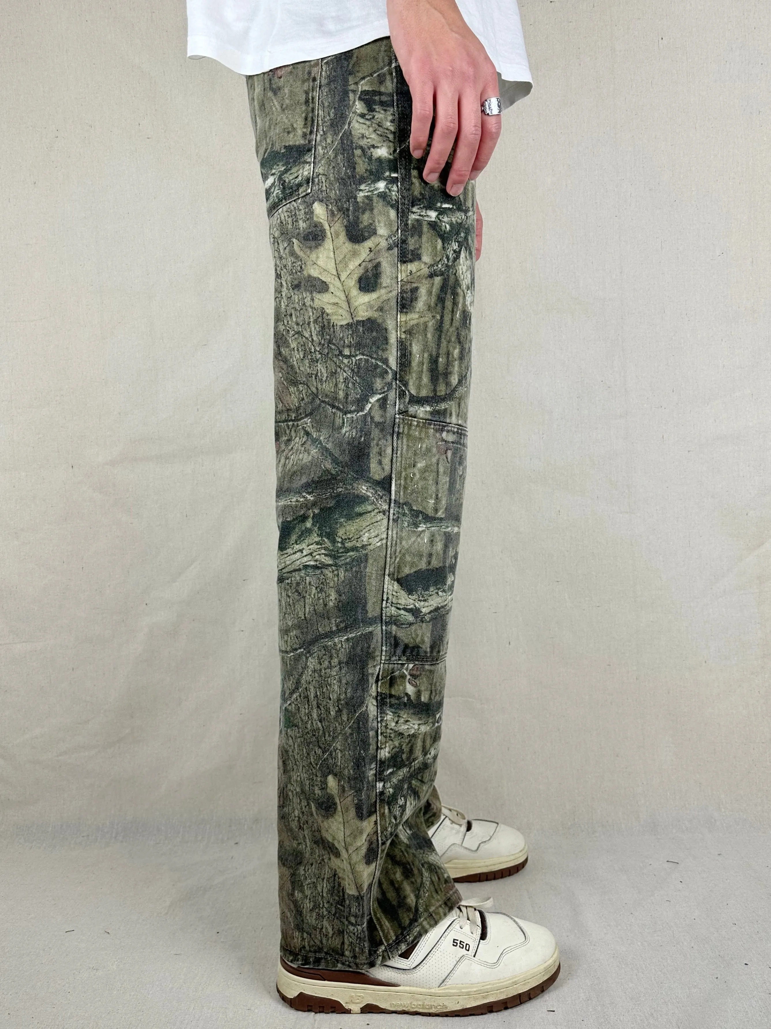 90's Realtree Camo Double Knee Vintage Jeans Size 31x31