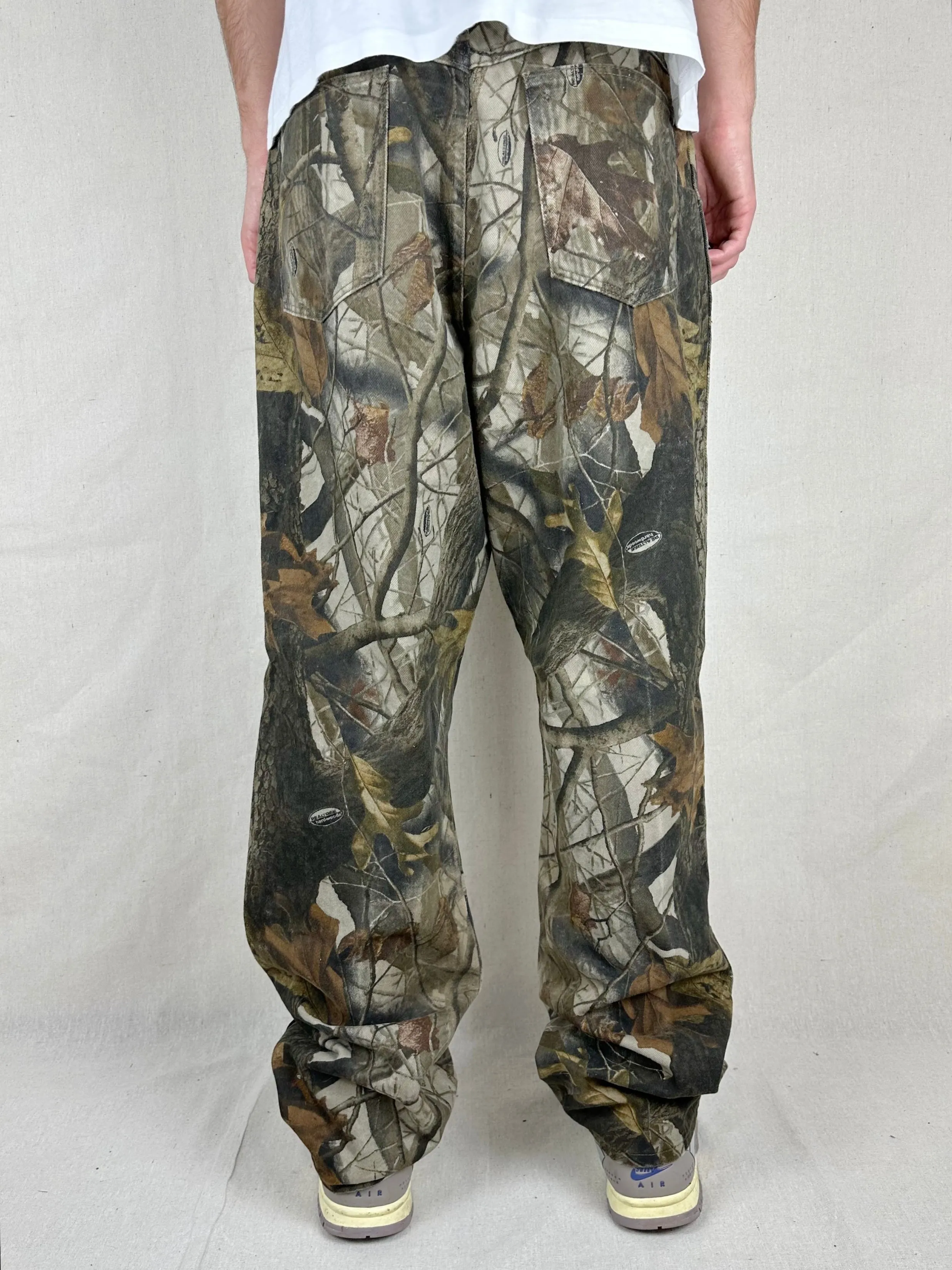 90's Wrangler Realtree Camo Double Knee Vintage Jeans Size 36x32