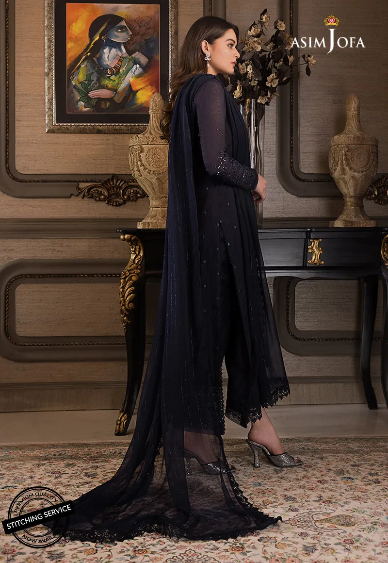 AJIM-04 Asim Jofa The Iqra & Minal Edit Winter Collection 2022 | Unstitched Embroidered Cotton Suits