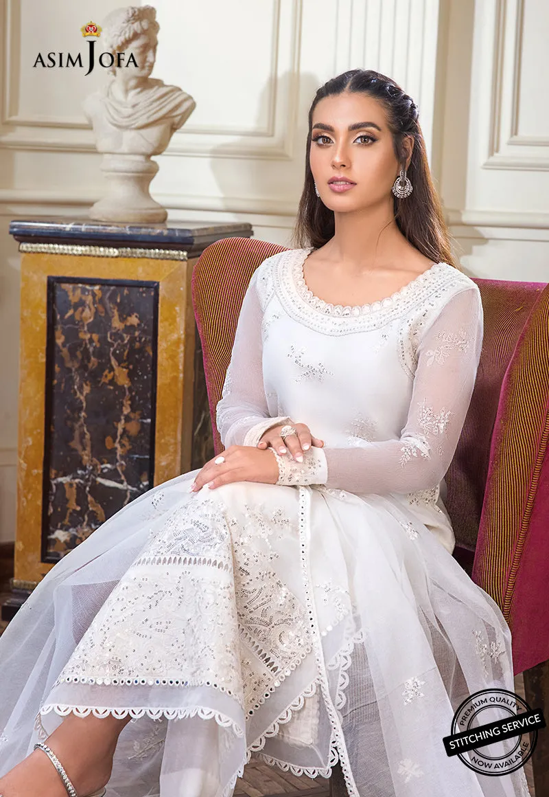 AJIM-13 Asim Jofa The Iqra & Minal Edit Winter Collection 2022 | Unstitched Embroidered Cotton Suits