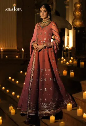 AJST-09 | Asim Jofa Sadqay Tumharay Eid Collection 2022 | Unstitched Embroidered Organza Suits
