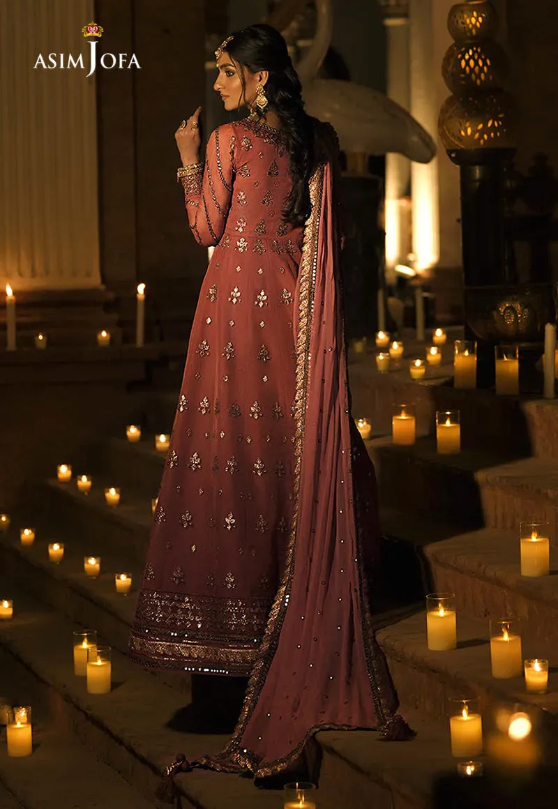 AJST-09 | Asim Jofa Sadqay Tumharay Eid Collection 2022 | Unstitched Embroidered Organza Suits