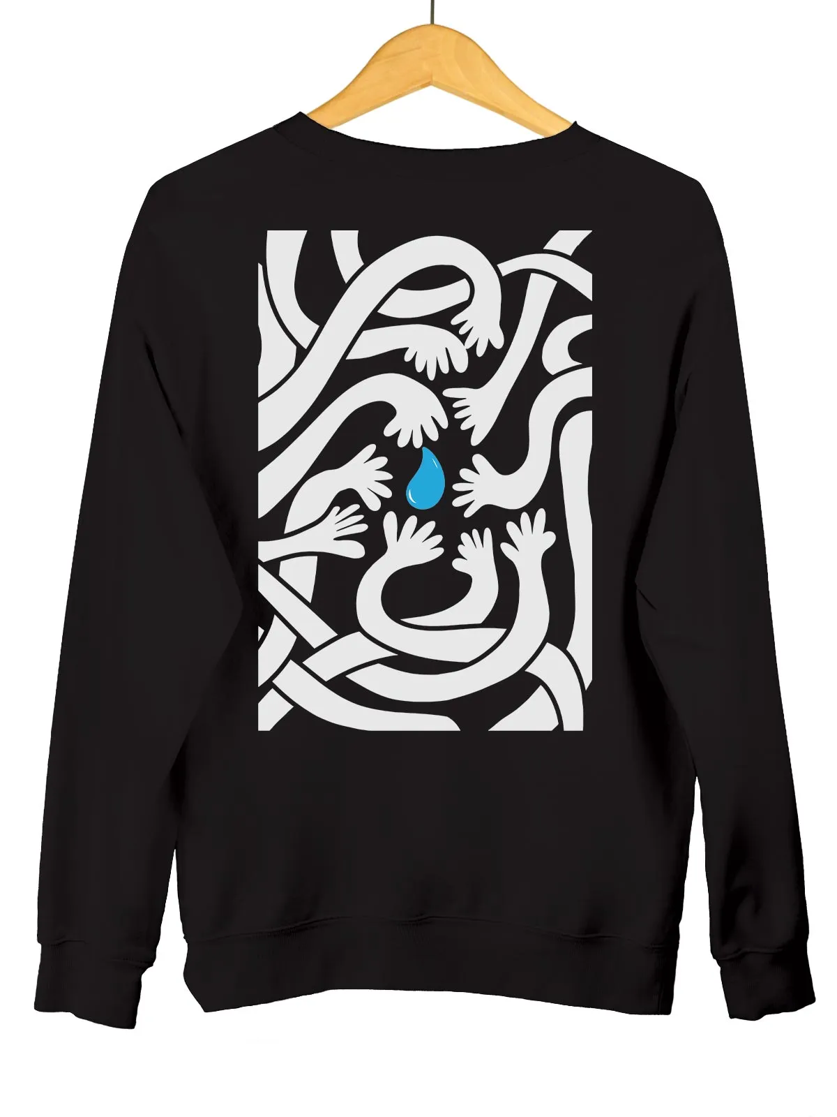 All for Aqua | Back Printed Unisex Sweatshirt