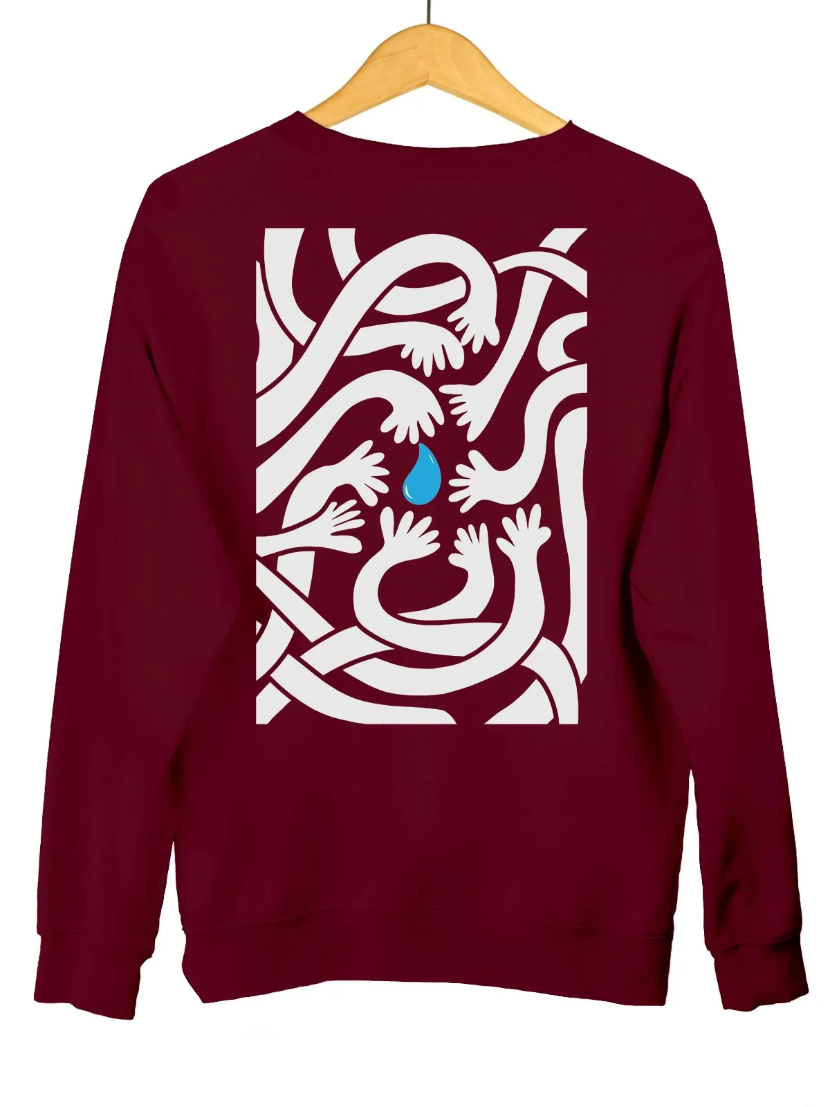 All for Aqua | Back Printed Unisex Sweatshirt
