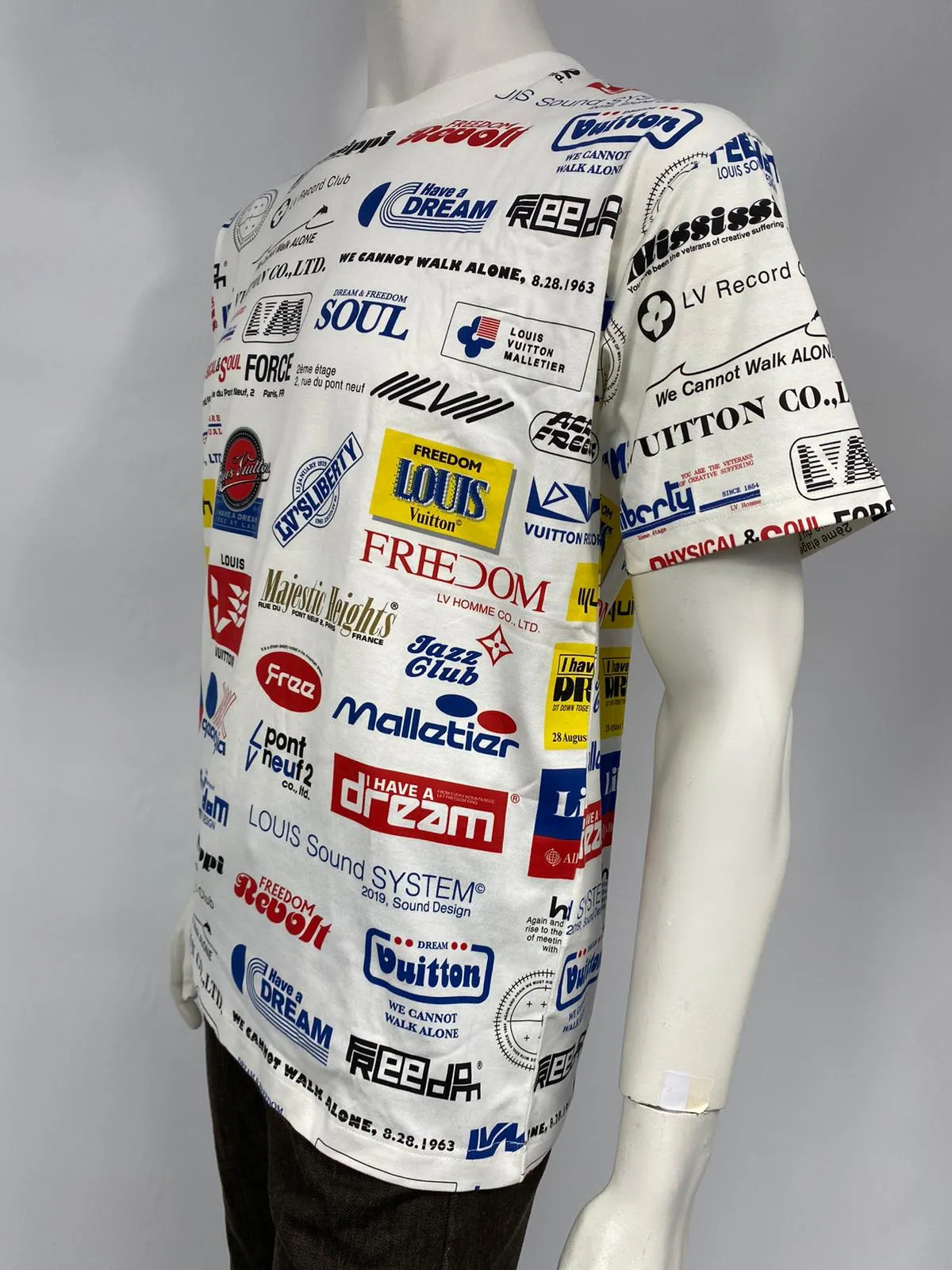 Allover Logos Printed T-Shirt