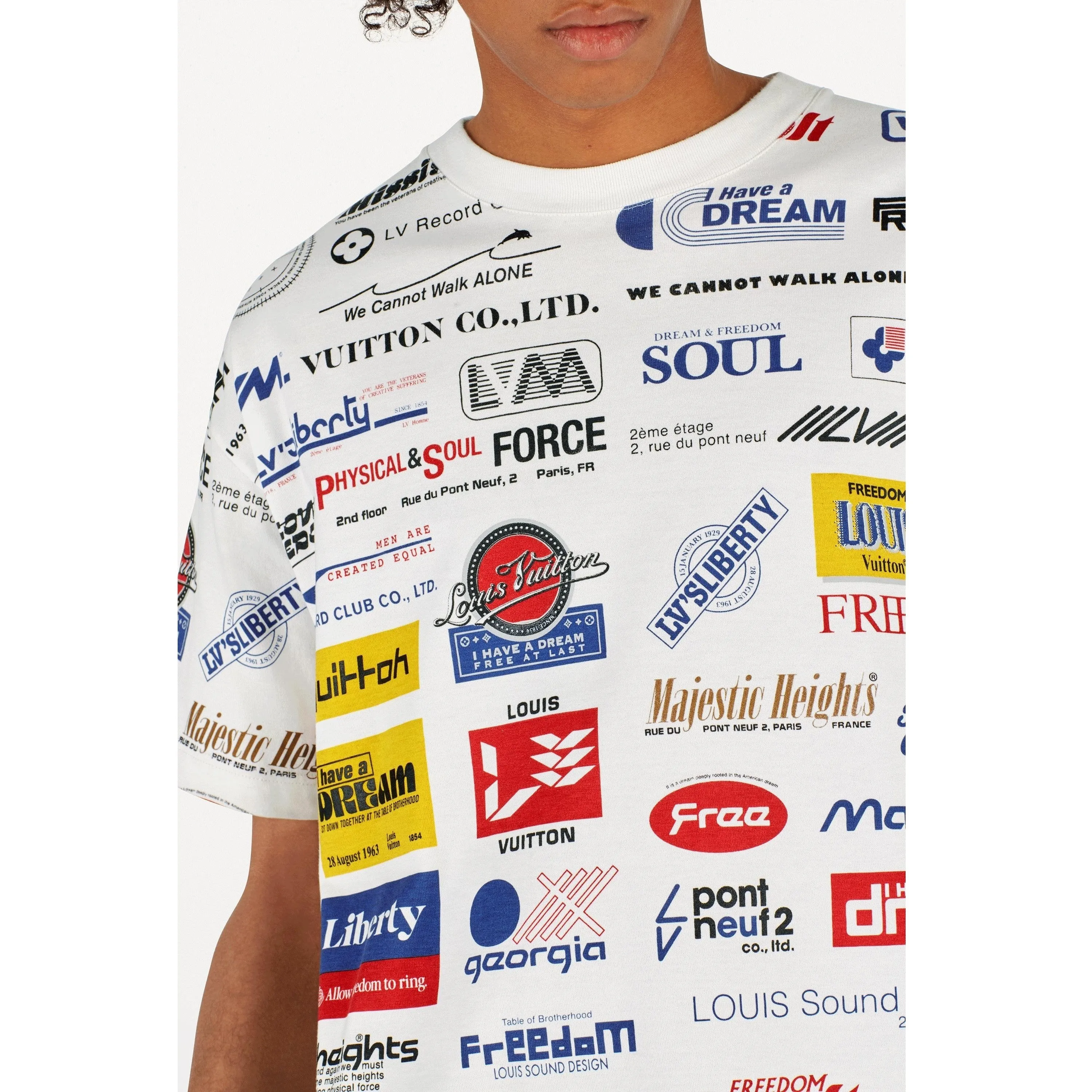 Allover Logos Printed T-Shirt