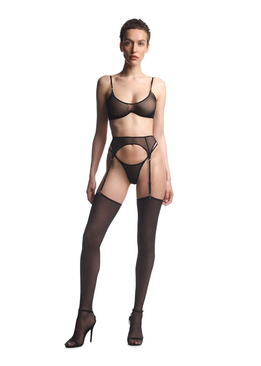 Anoeses: Noemi Garter Belt - Black