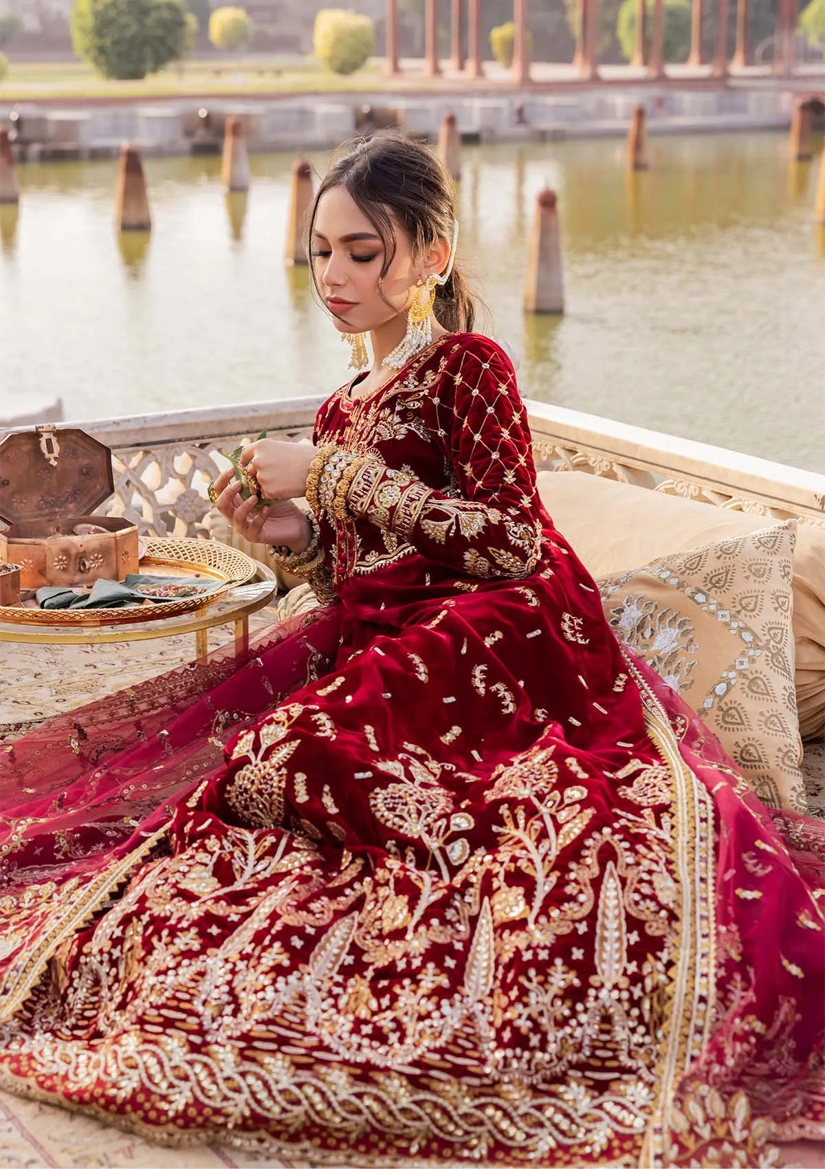 BAAGH - LOOK 05 | AIK Atelier Baagh Unstitched Velvet Winter Collection 2022 | Unstitched Embroidered Velvet Suits