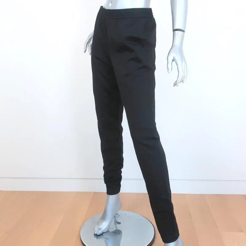 Balenciaga Sweatpants Black Cotton-Blend Size 38 Track Pants NEW