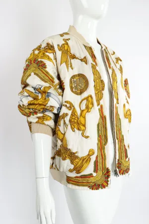 Baroque Pegasus Silk Bomber