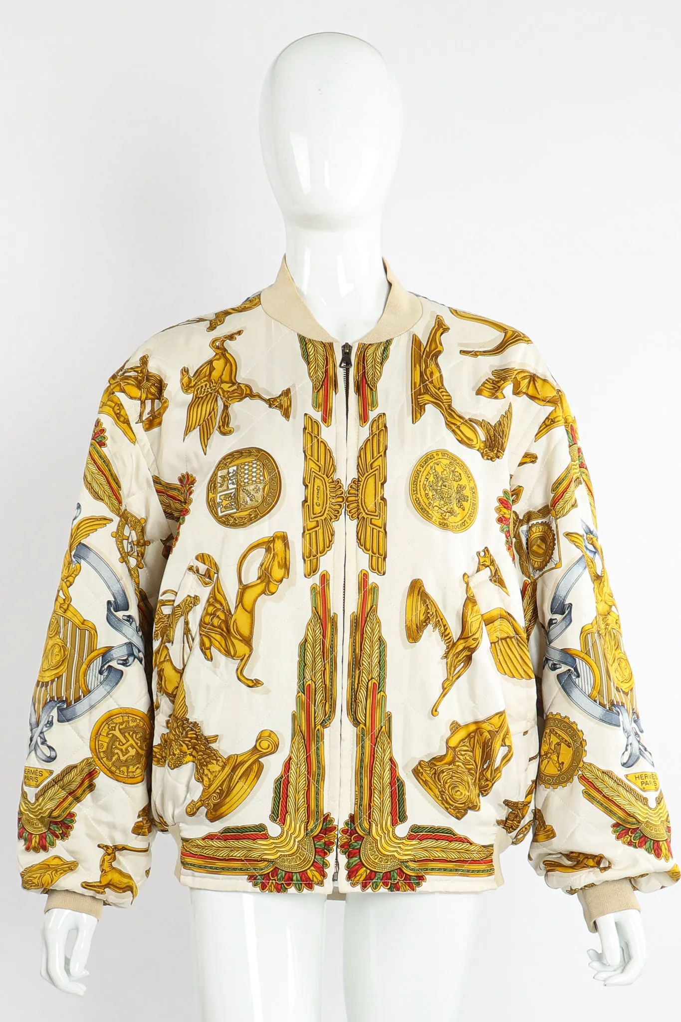 Baroque Pegasus Silk Bomber