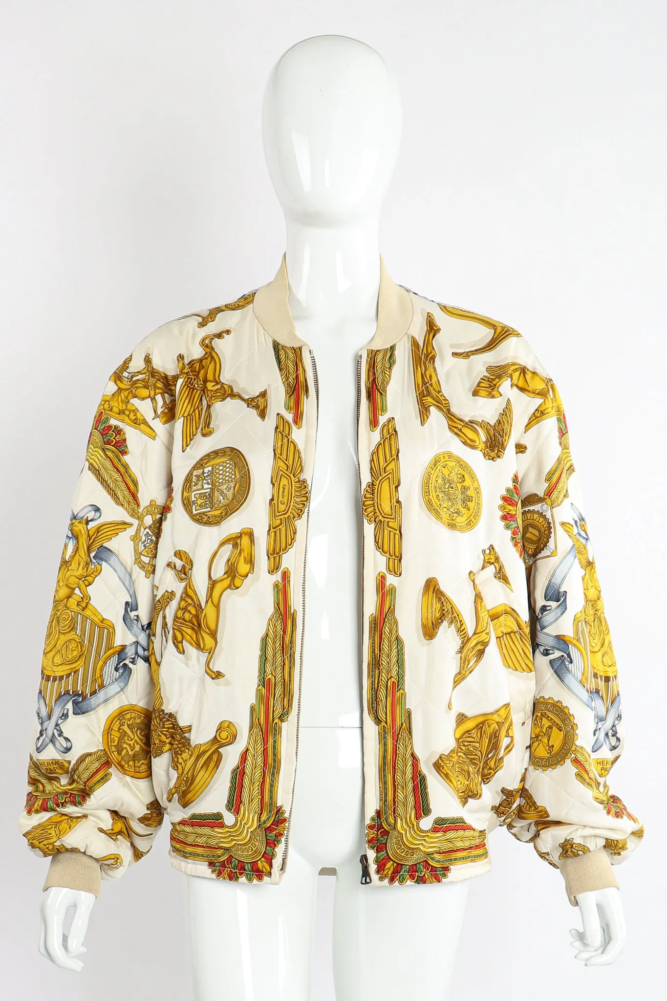 Baroque Pegasus Silk Bomber