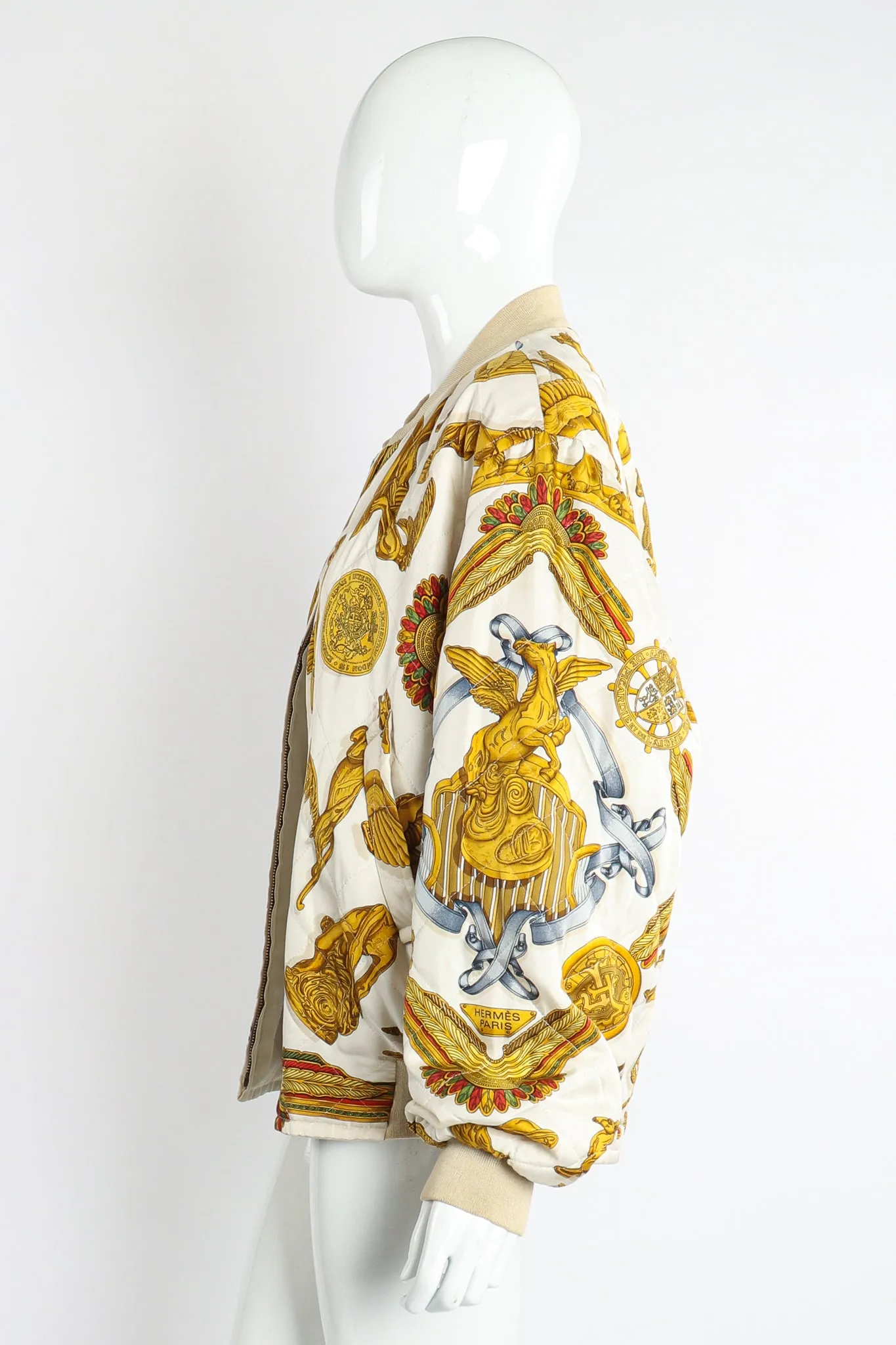 Baroque Pegasus Silk Bomber