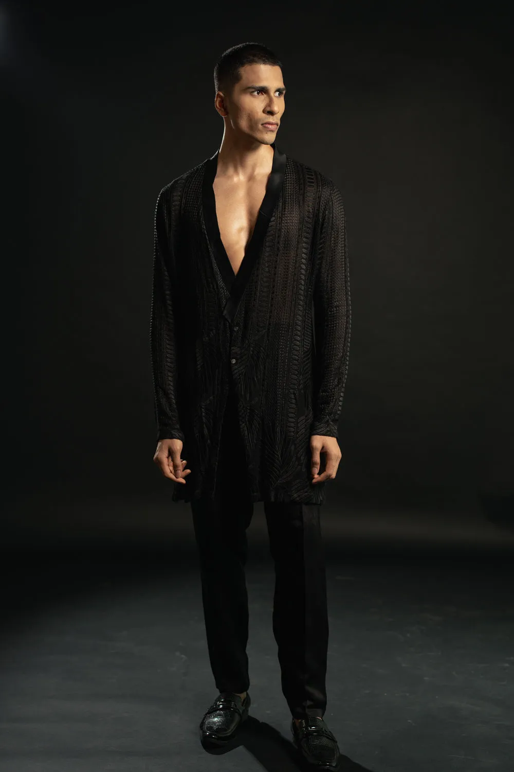 Black Kurta Set