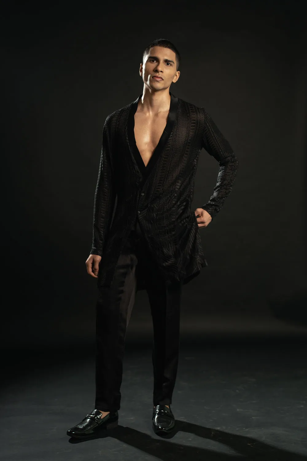 Black Kurta Set