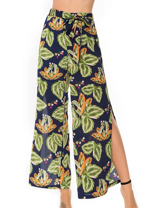 Bohemia Casual Printed Straight Pants
