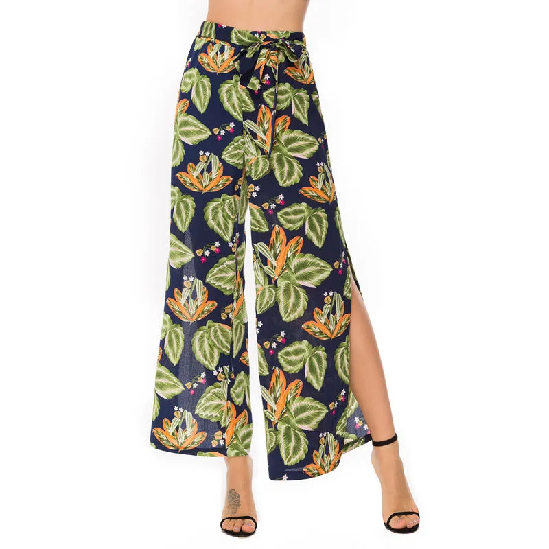 Bohemia Casual Printed Straight Pants