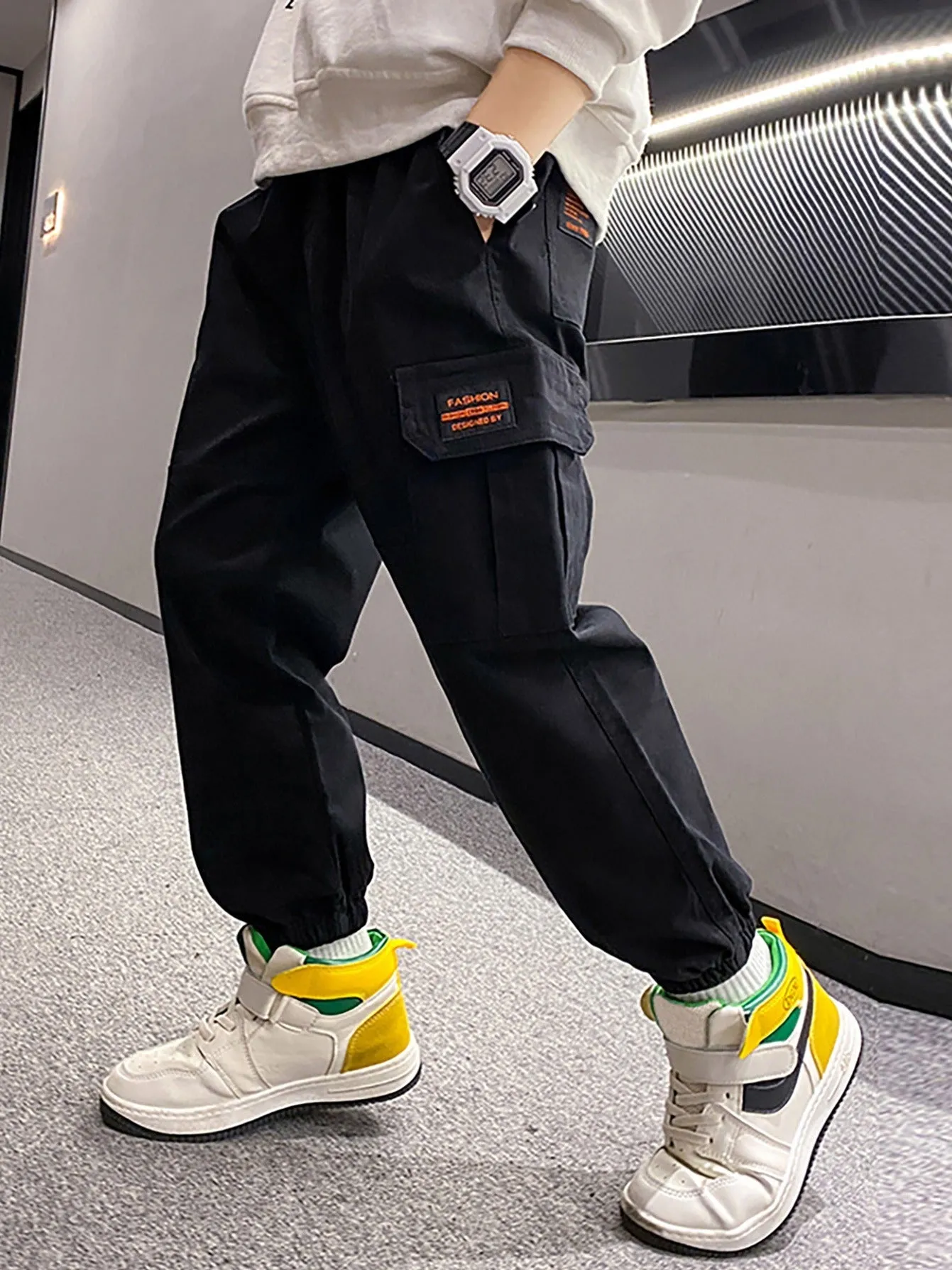 Boys' Cargo Jogger Trouser