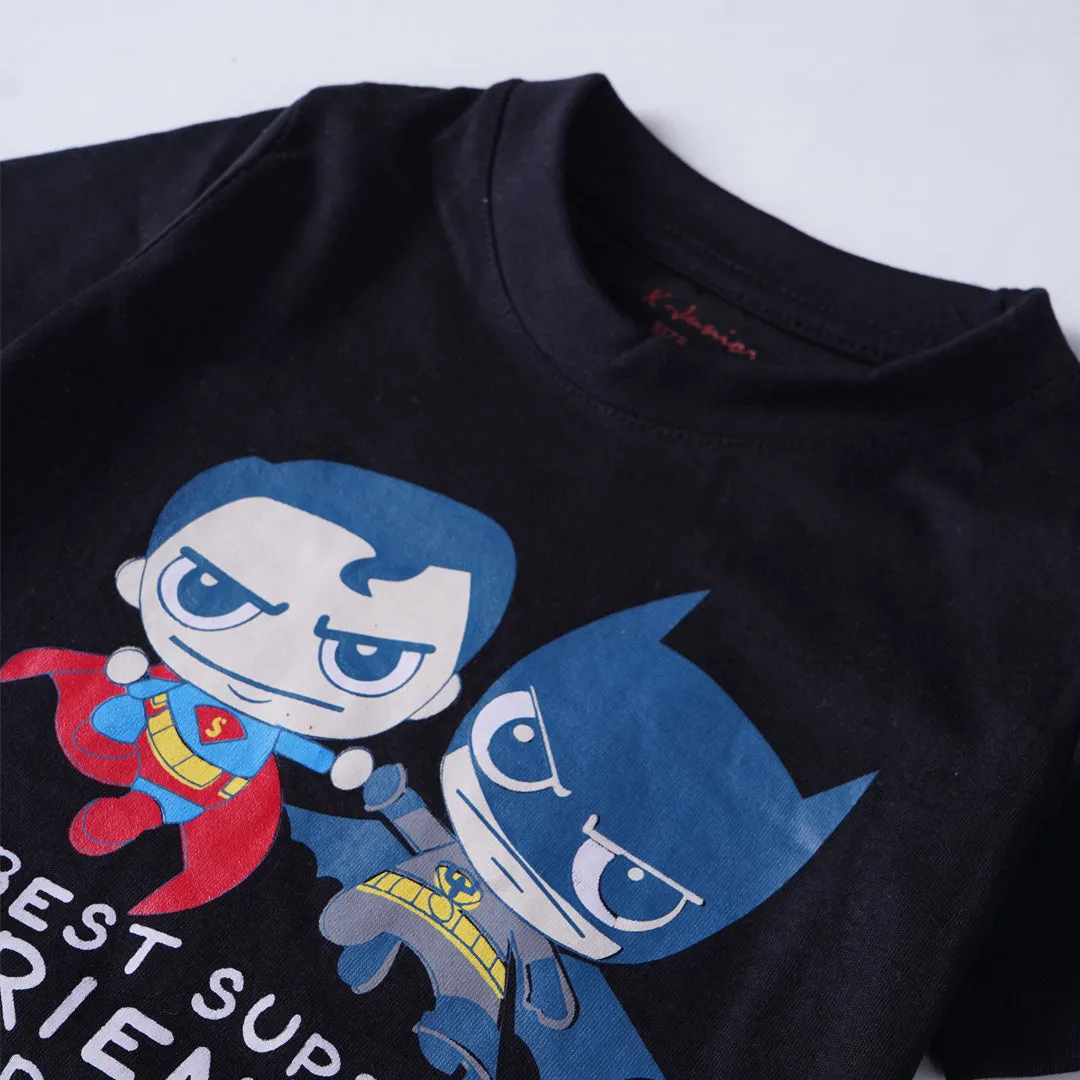 Boys Half Sleeves-Printed T-Shirt (Super)