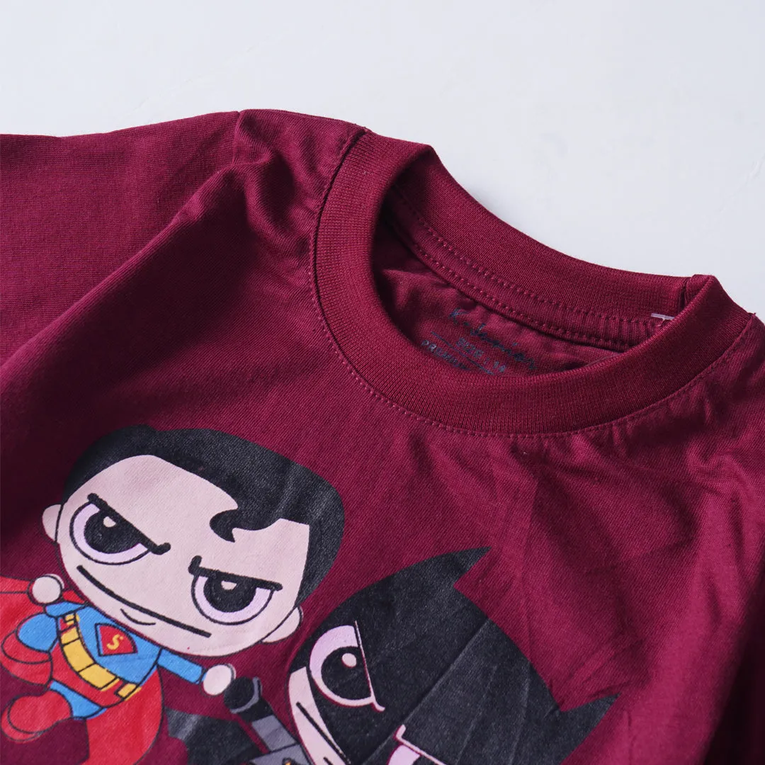 Boys Half Sleeves-Printed T-Shirt (Super)