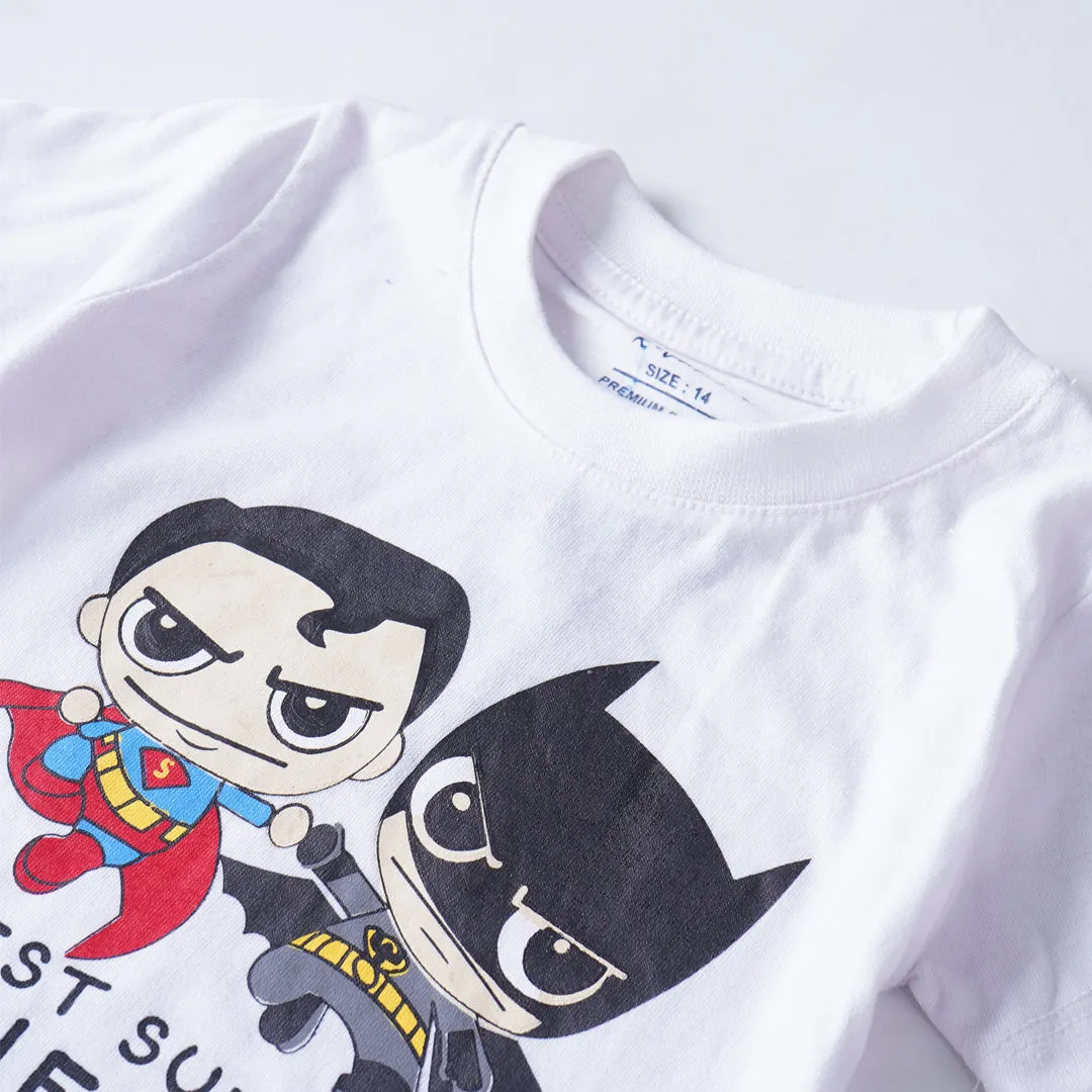 Boys Half Sleeves-Printed T-Shirt (Super)