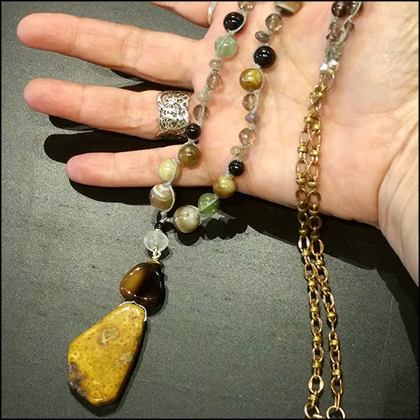 Bronze Goddess Necklace