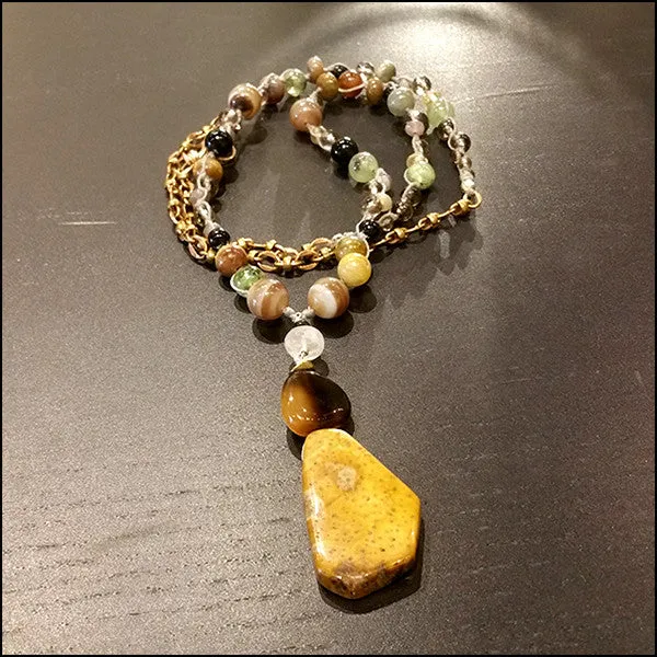 Bronze Goddess Necklace
