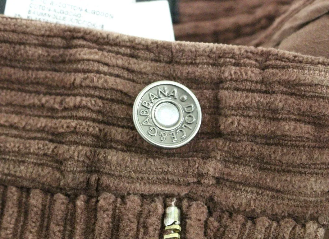 Brown CATHERINE Cotton Corduroys Jeans
