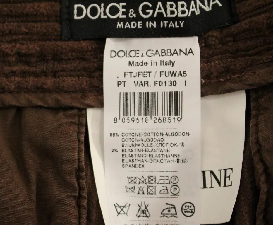 Brown CATHERINE Cotton Corduroys Jeans