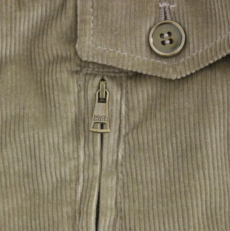 Brown Cotton Corduroys Jeans Pants
