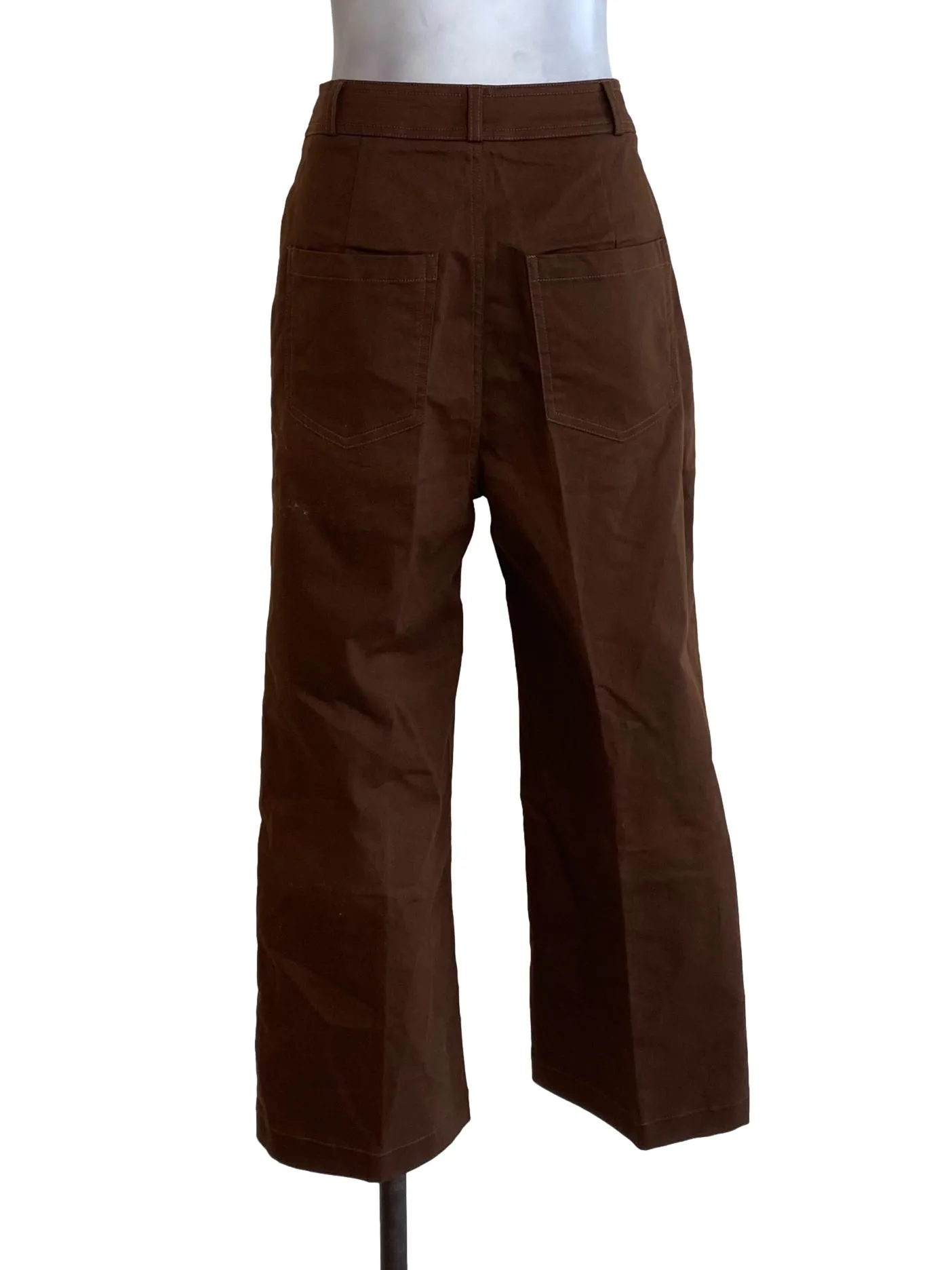 Brown Pintuck Jeans