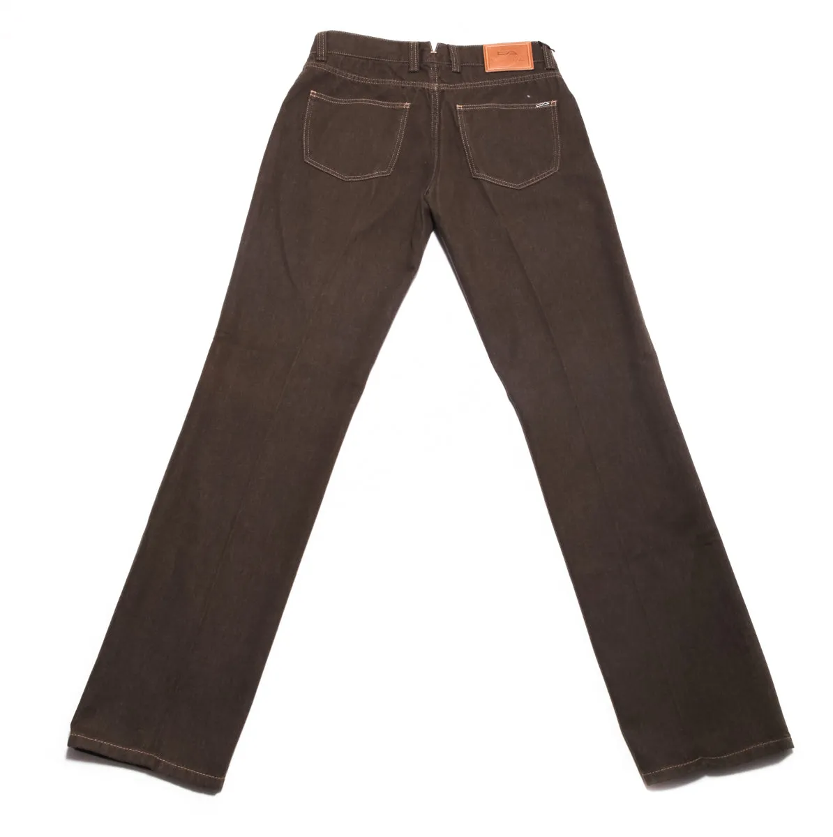 Cesare Attolini Brown Jeans - Slim