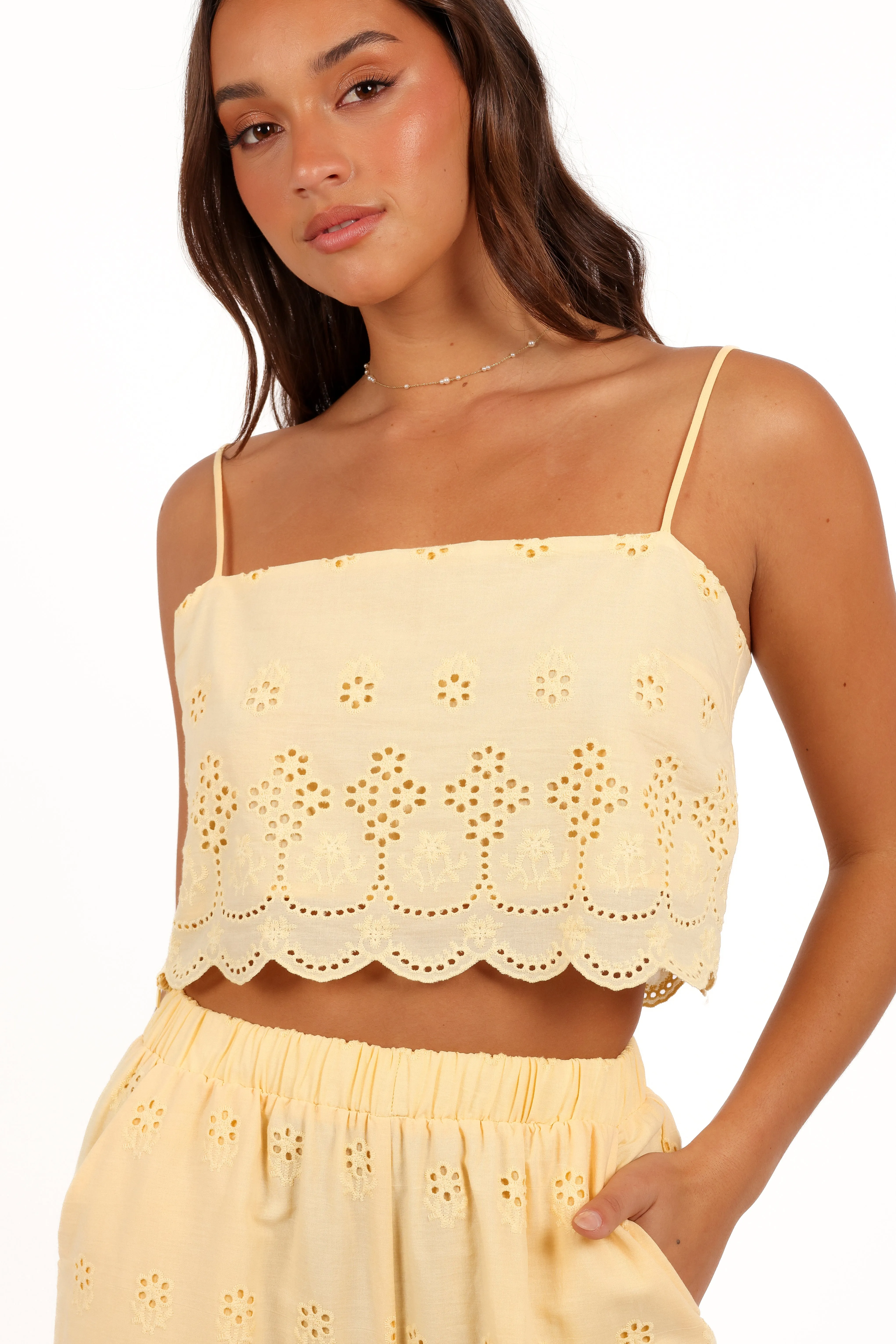 Clementine Pant Set - Honeysuckle Yellow