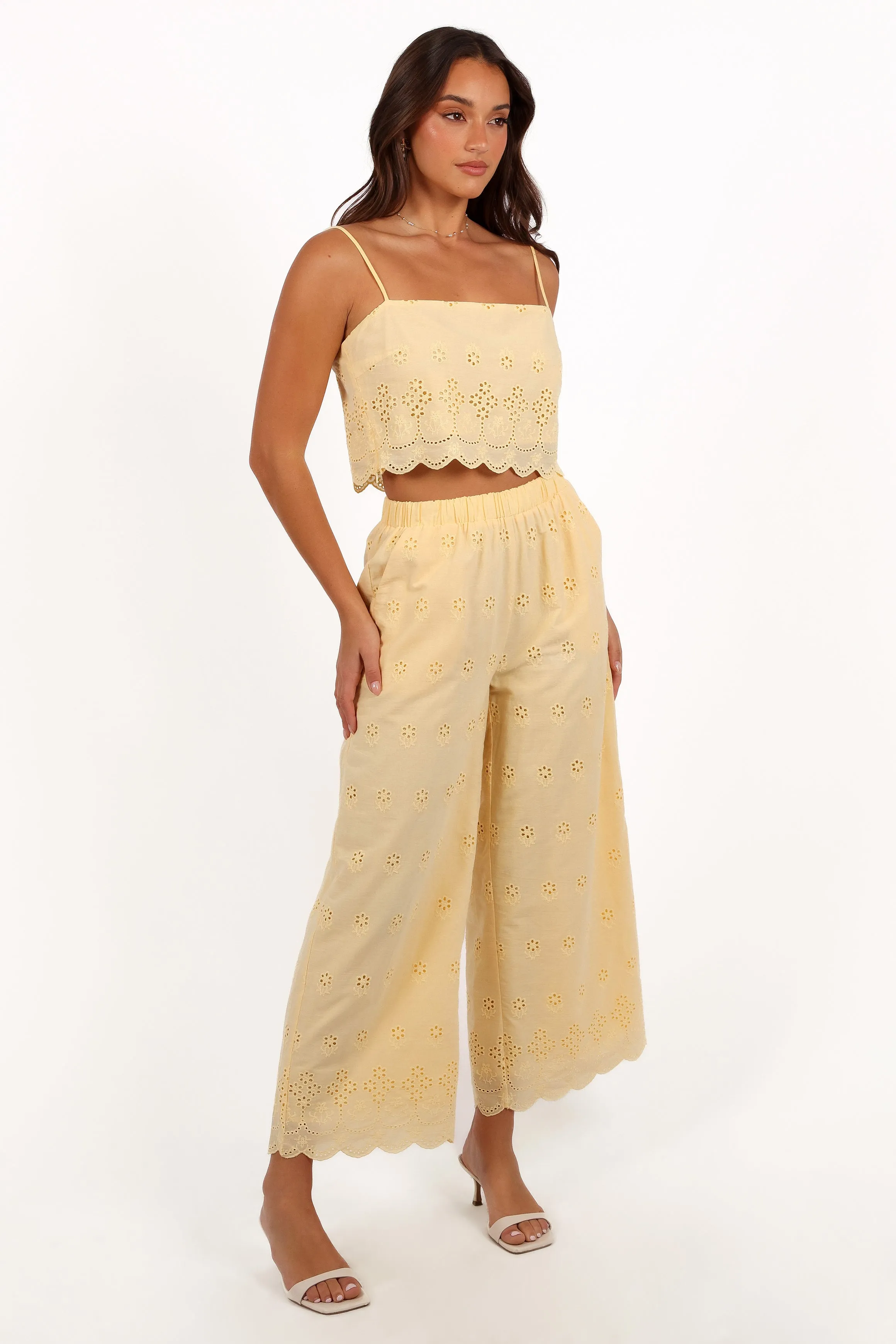 Clementine Pant Set - Honeysuckle Yellow