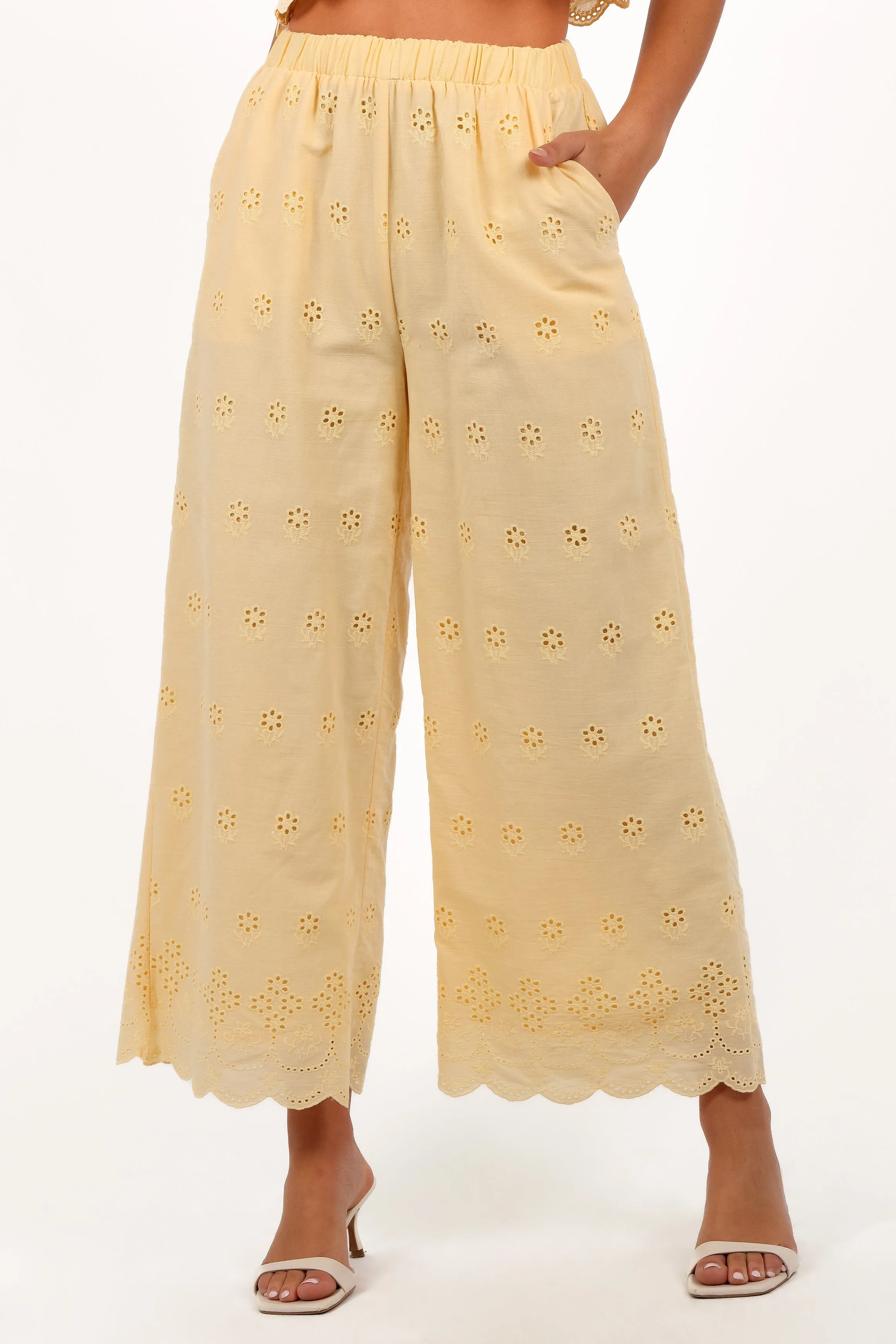 Clementine Pant Set - Honeysuckle Yellow