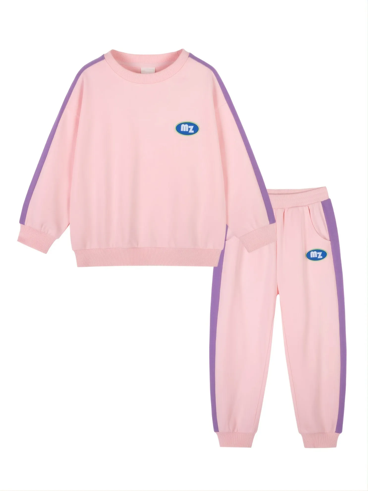 Comfortable Long Sleeve Pullover & Jogger Pant Set for Girls