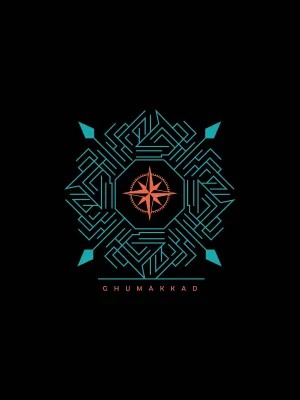 COMPASS Back Printed Cotton Hoodie for Men & Women