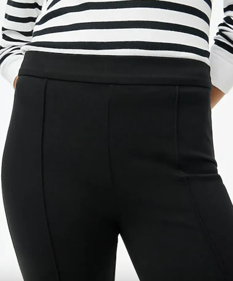 Crop flare ponte pant