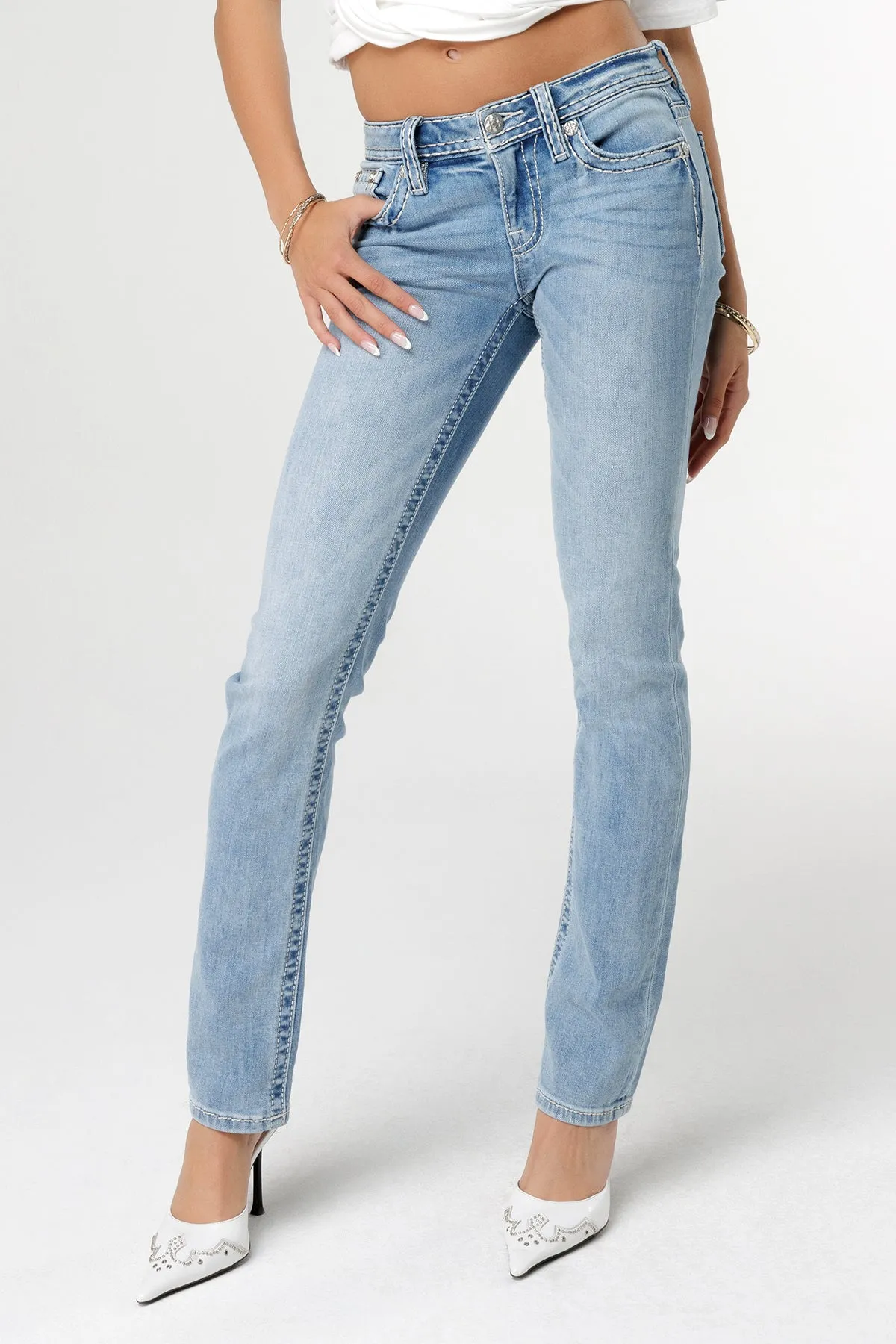 Cross Couture Straight Jeans