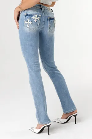 Cross Couture Straight Jeans