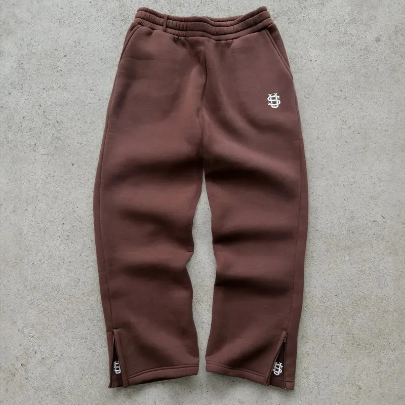 Custom Embroidered Flared Sweatpants