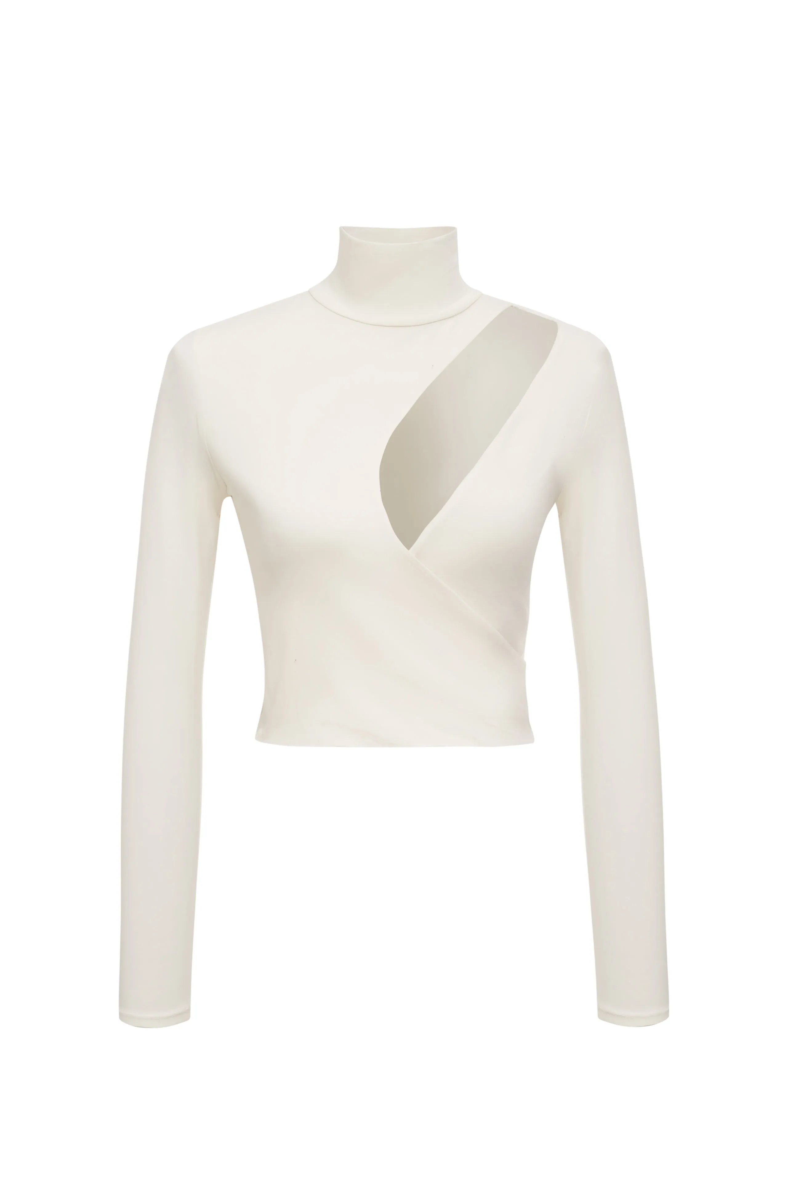 Cutout Turtleneck