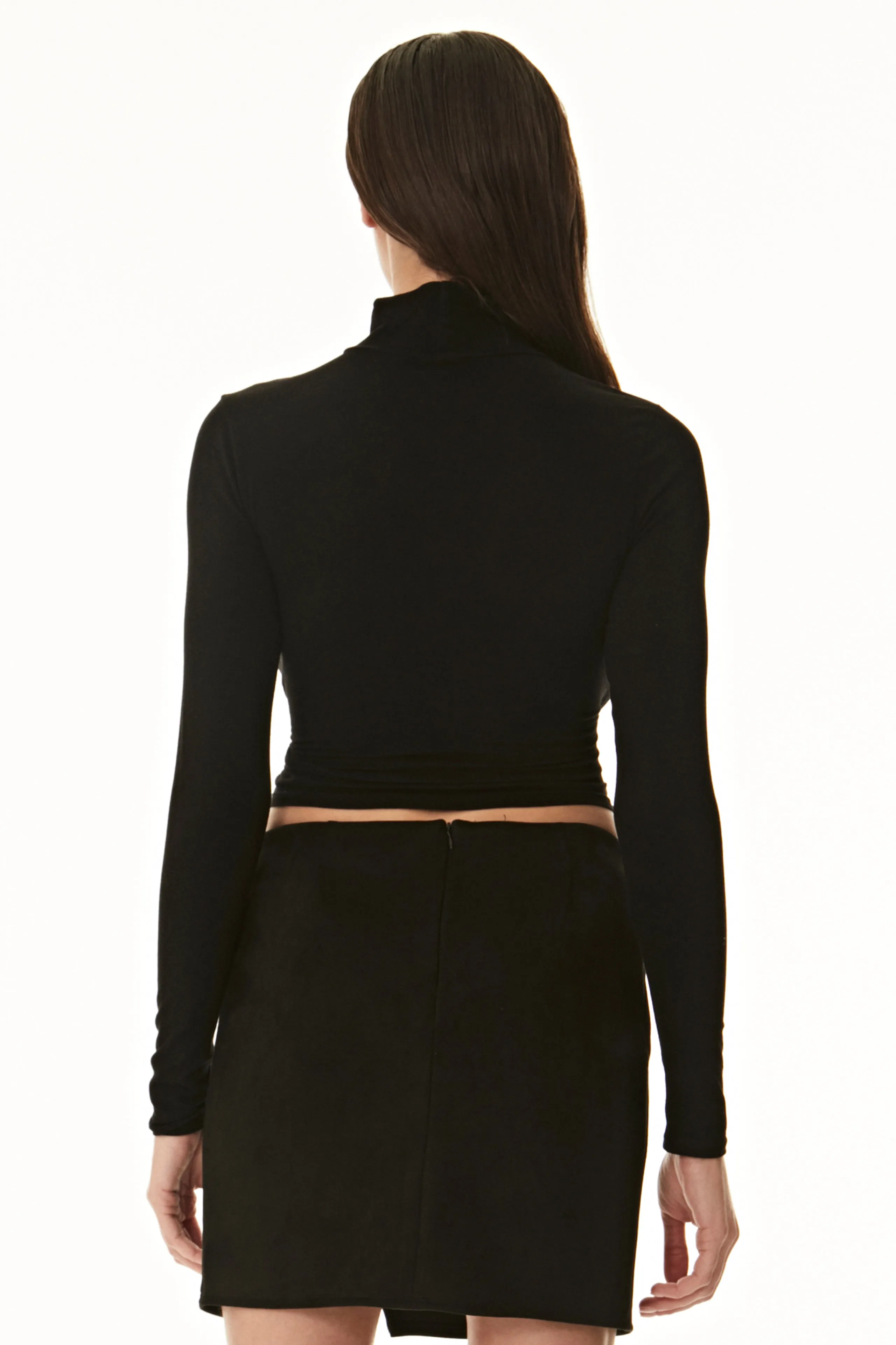 Cutout Turtleneck