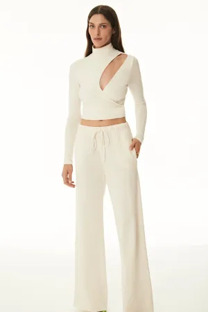 Cutout Turtleneck