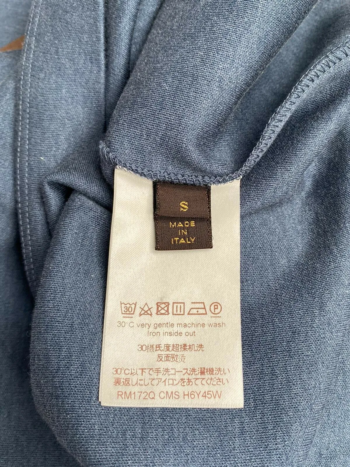 Damier Pocket Crewneck T-Shirt