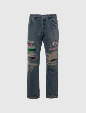 DENIM REPAIR PANTS