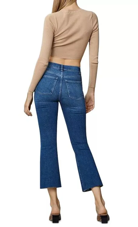 DL1961 - Bridget Boot High Rise Instasculpt Crop Mid Raw