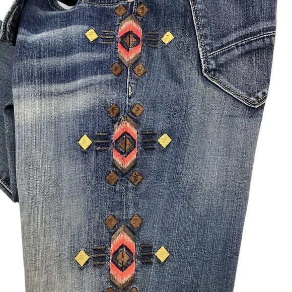 Driftwood Marilyn Embroidered Southwestern Jeans